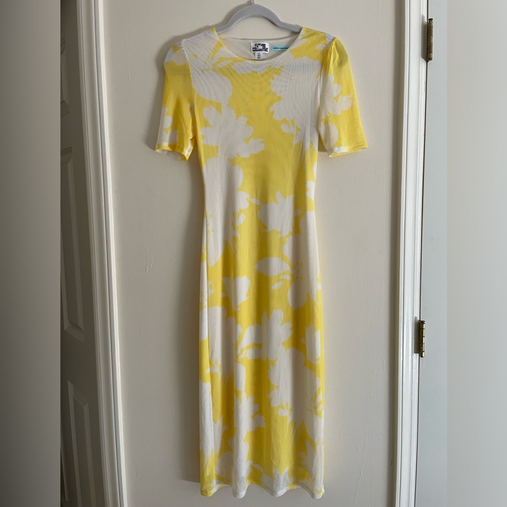 Future collective floral midi dress